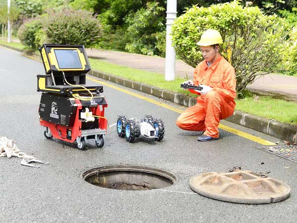 山亭管道机器人检测